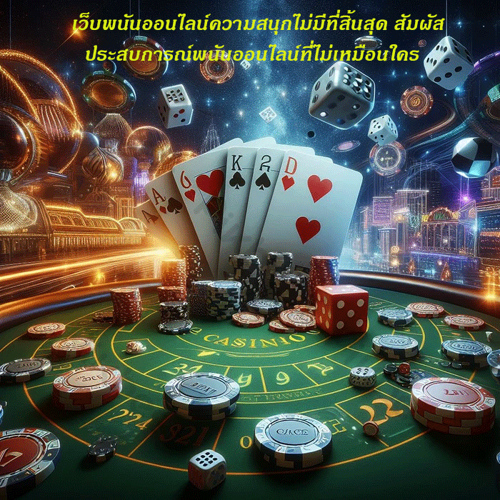 เว็บพนันออนไลน์ความสนุกไม่มีที่สิ้นสุด สัมผัสประสบการณ์พนันออนไลน์ที่ไม่เหมือนใคร